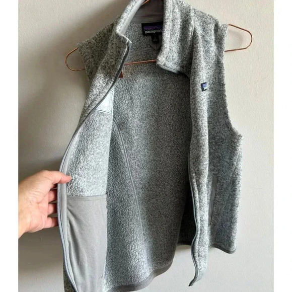 Patagonia Womens Better Sweater Sleveless Fleece Vest Grey Size Medium - Picture 11 of 12